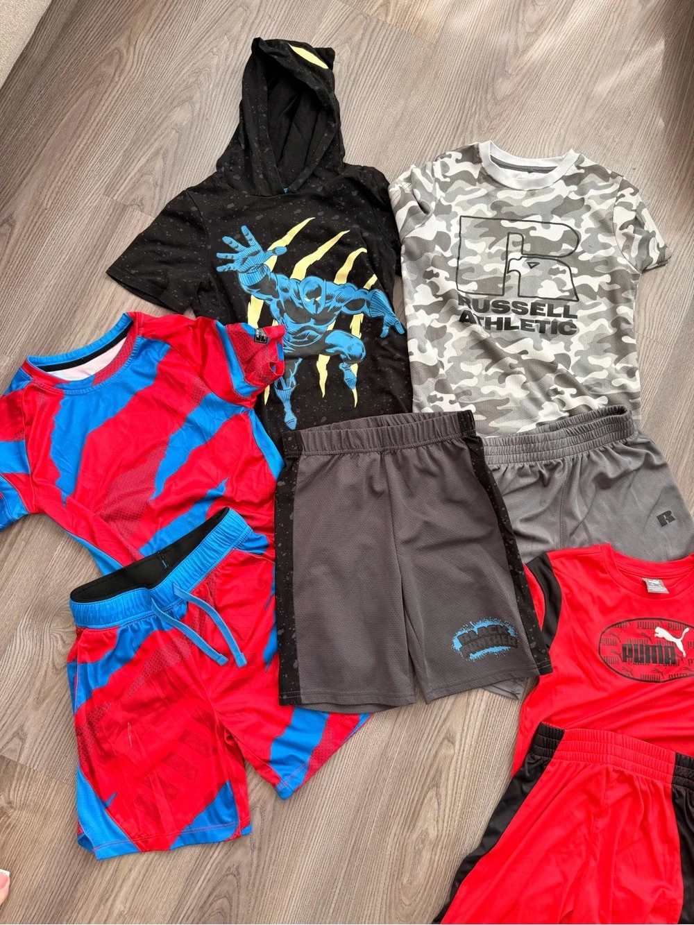 Boys Athletic Set Lot Bundle (7 Sets) Size 8